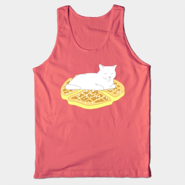 Waffle Cat Tank Top by CCDesign